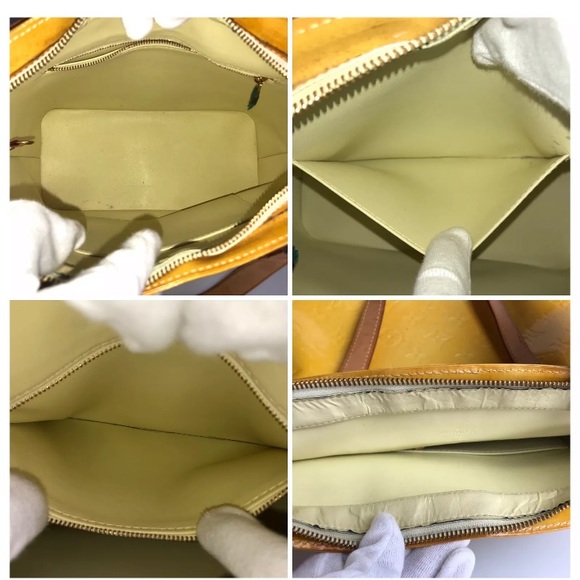 Authentic Louis Vuitton Yellow Vernis purse bag - Picture 10 of 10